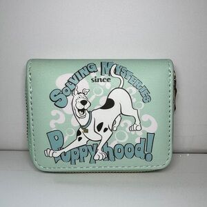 Scooby-Doo Mint Green Small Zippered Wallet